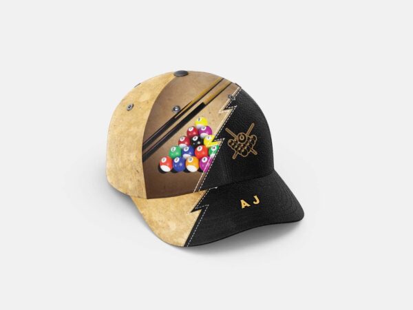 Personalized Billiard Lovers Baseball Cap