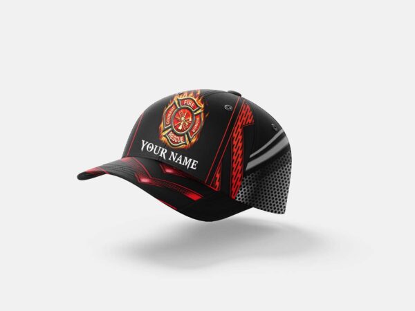 Personalized Firefighter Courage Honor Fire Rescue Baseball Cap