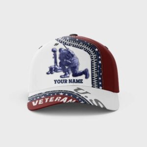 Personalized Memorial Day and Veteran's Day Baseball Cap