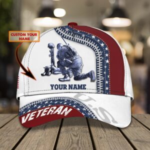 Personalized Memorial Day and Veteran's Day Baseball Cap