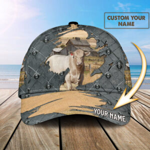 Personalized Murray Grey Cattle Lovers Baseball Cap