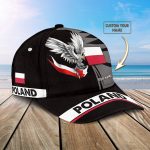Poland Flag Personalized Baseball Cap