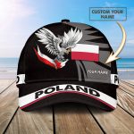 Poland Flag Personalized Baseball Cap