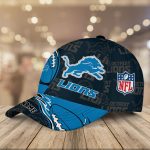 Detroit Lions Blue & Gray Baseball Cap - Official NFL Football Fan Hat