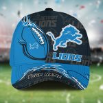 Detroit Lions Blue & Gray Baseball Cap - Official NFL Football Fan Hat