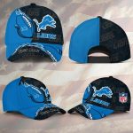 Detroit Lions Blue & Gray Baseball Cap - Official NFL Football Fan Hat
